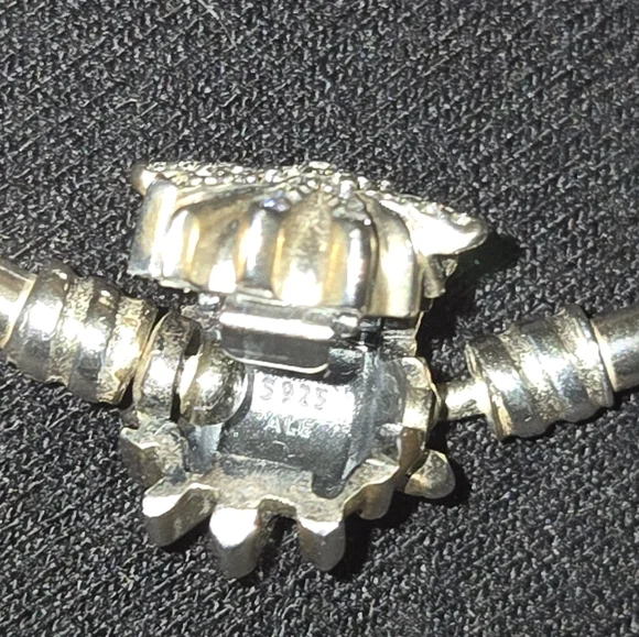 Pandora Sterling Silver Limited Ed Fireworks Bracelet 7.5 Gorgeous Like New! - Picture 7 of 7